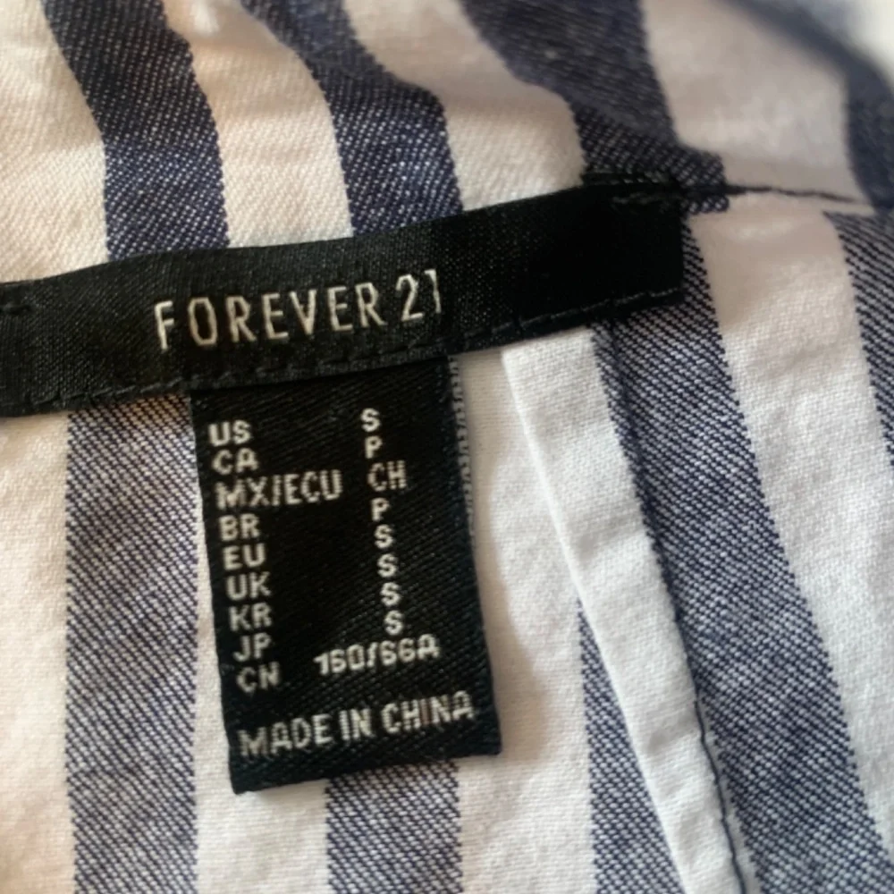 Forever 21 Pinstripe Mini Skirt
